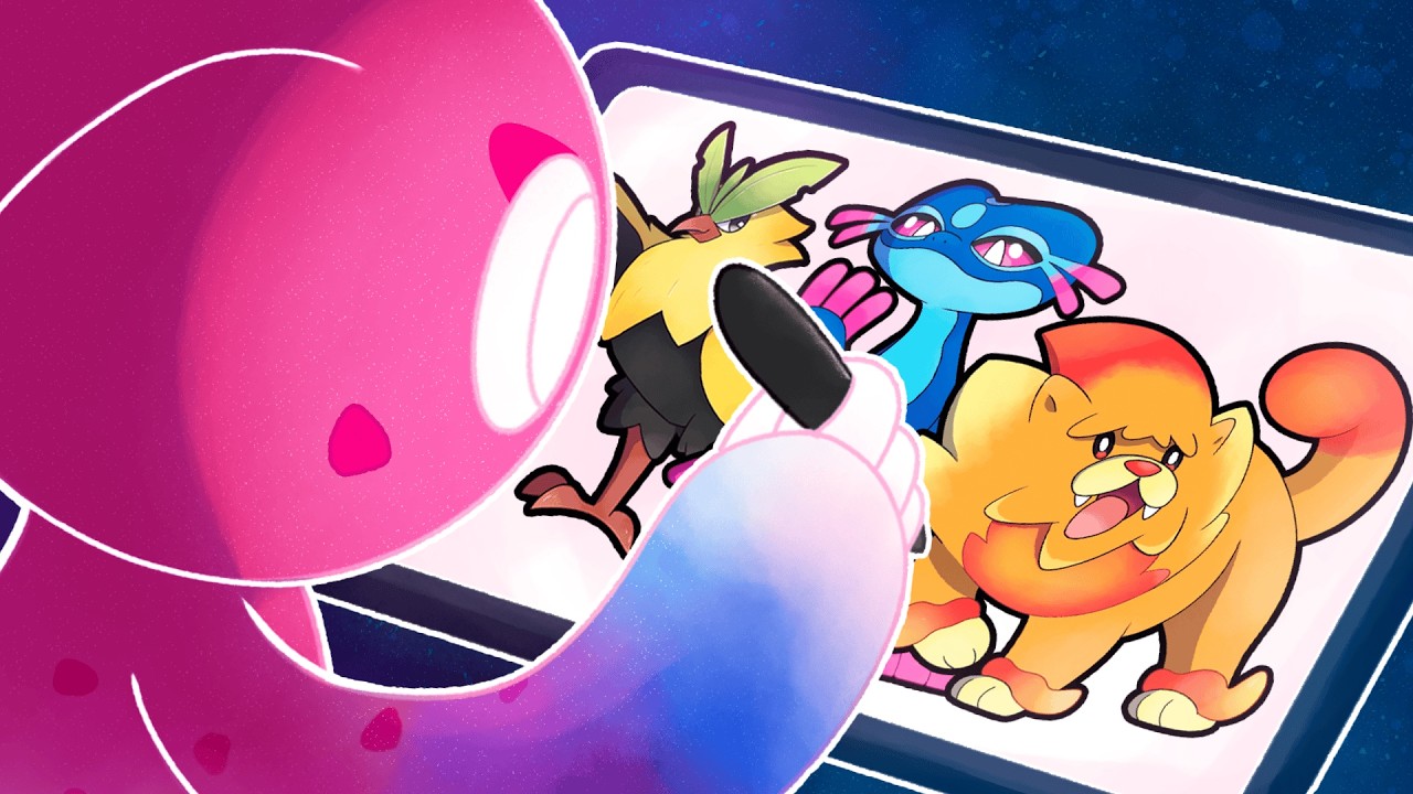 DISEÑÉ las PRIMERAS EVOLUCIONES de los iniciales de Pokémon Viento y Ola