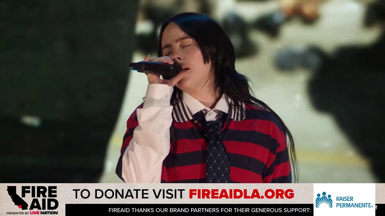 Billie Eilish ft. Green Day - Last Night on Earth | Fireaid Opening Performance