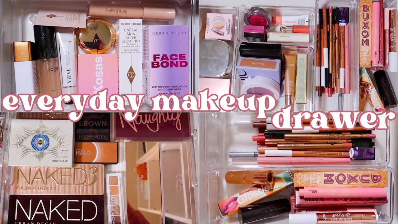 my everyday makeup drawer makeover! - *shop my stash* ✨ 2024