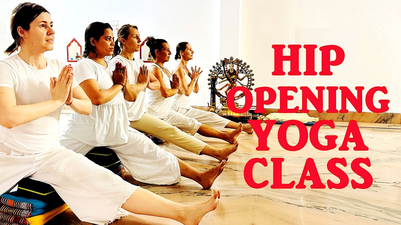 The best Hip opening yoga class at Patanjali International Yoga Foundation Rishikesh Himalaya India