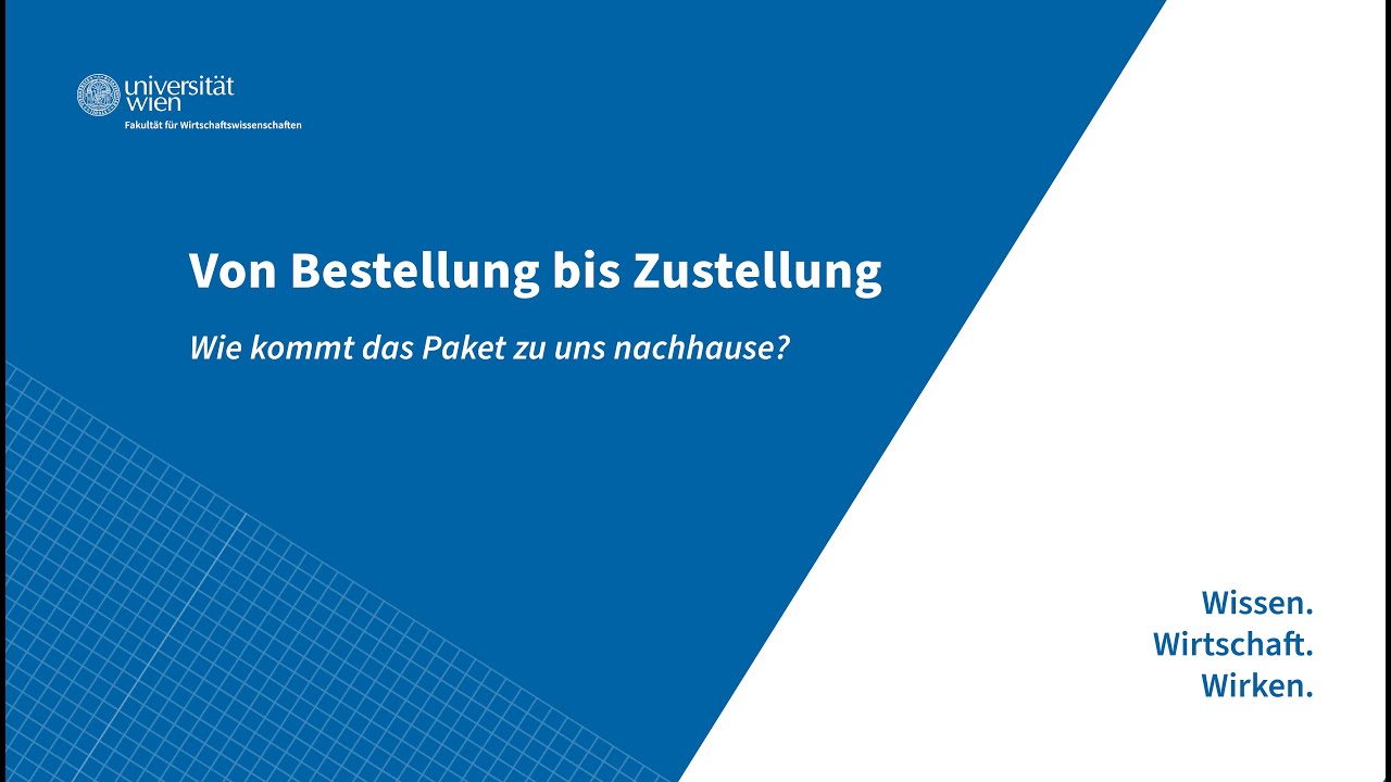 Von Bestellung bis Zustellung: Wie kommt das Paket zu uns nachhause?