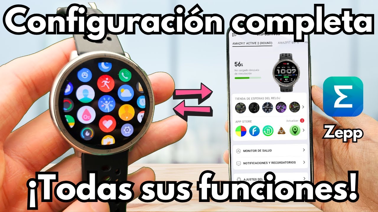 Amazfit Active 2 👉 ¡Guía COMPLETA de Configuración y TODAS sus Funciones!