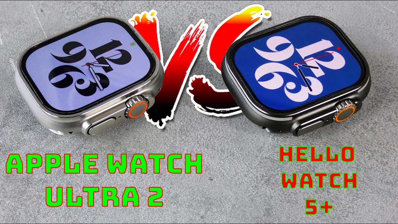 REAL vs FAKE: Apple Watch Ultra VS Hello Watch 5+. I Would Buy The £40 Fake Version Because Its GOOD
