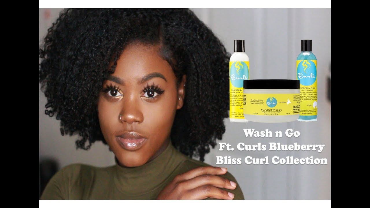 Wash n Go (4a Hair) Ft. Curls Blueberry Bliss Collection