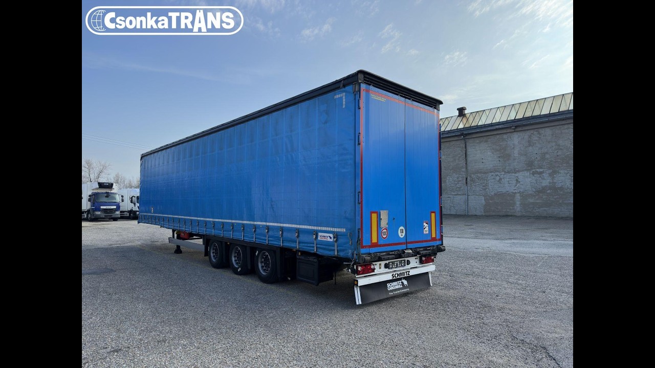 SCHMITZ CARGOBULL SCB S3T MEGA LIFT AXLE LIFTING ROOF - CSONKATRANS