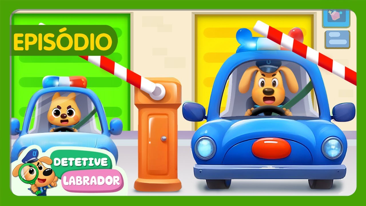 Vrum Vrum, Bebê Carro 🚓 Profissões (Episódio 208) ✨ Desenho Animado 🔍 Detetive Labrador