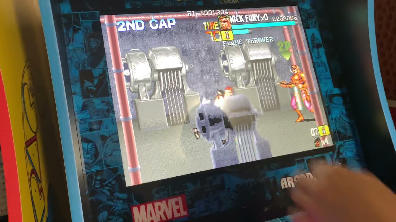 The Punisher final stage Arcade1up ￼