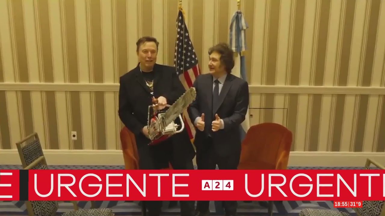 🔴LA MOTOSIERRA LLEGÓ A ELON MUSK: MILEI INICIÓ SU AGENDA PRESIDENCIAL POR ESTADOS UNIDOS
