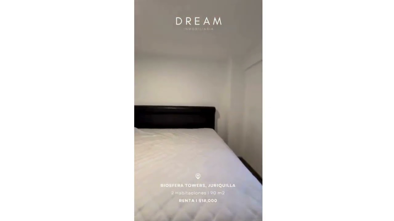 Departamento de 90 m² con 2 recámaras en Biosfera Towers Juriquilla