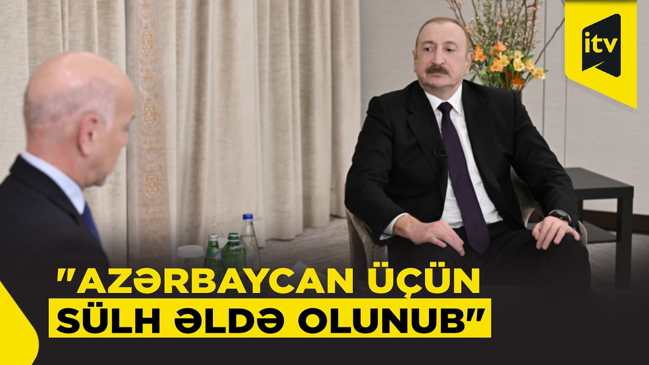 Prezident sülhün qarşısını alan məsələdən DANIŞDI