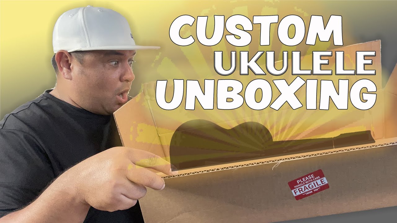 UNBOXING A CUSTOM UKULELE // HIDDEN FEATURES // SOUND SAMPLE
