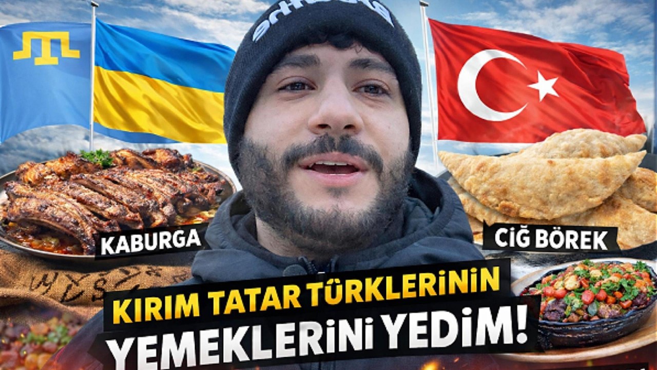 Ukrayna'da Kırım Tatar Türklerinin yemeklerini denedim.