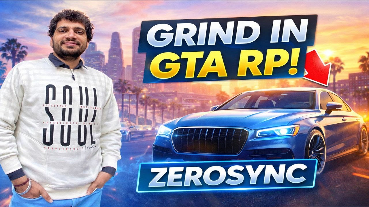 GTA 5 RP GRIND IN ZEROSYNC KUCH NYA KRNA PDEGA AK KAM KR K BORING HO GYA