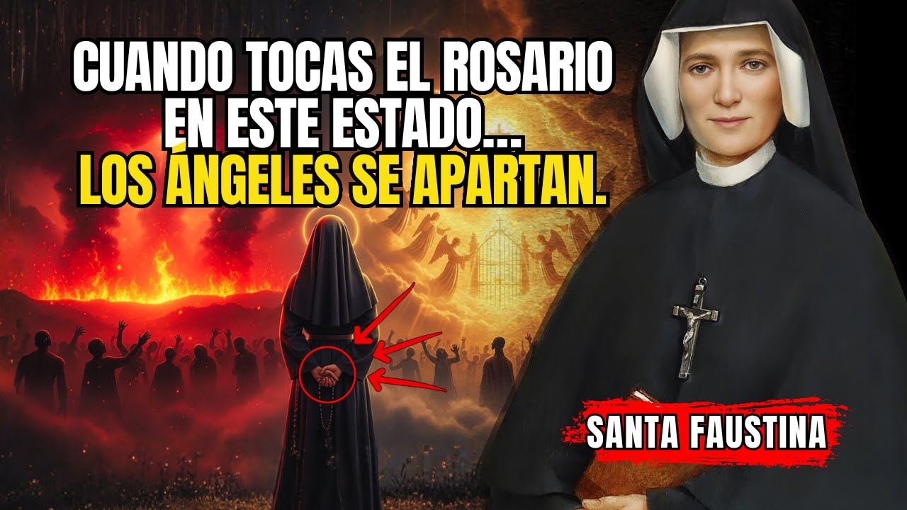 Santa Faustina reveló: NO TOQUES tu rosario si tu alma está en este estado — la advertencia que..