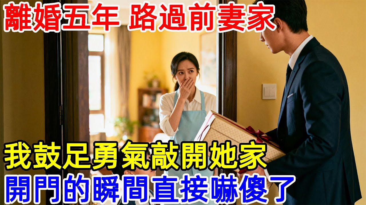 離婚五年 路過前妻家，我鼓足勇氣敲開她家的門，開門的瞬間直接嚇傻了#故事頻道 #故事分享 #情感#臺灣#情感故事#幸福人生