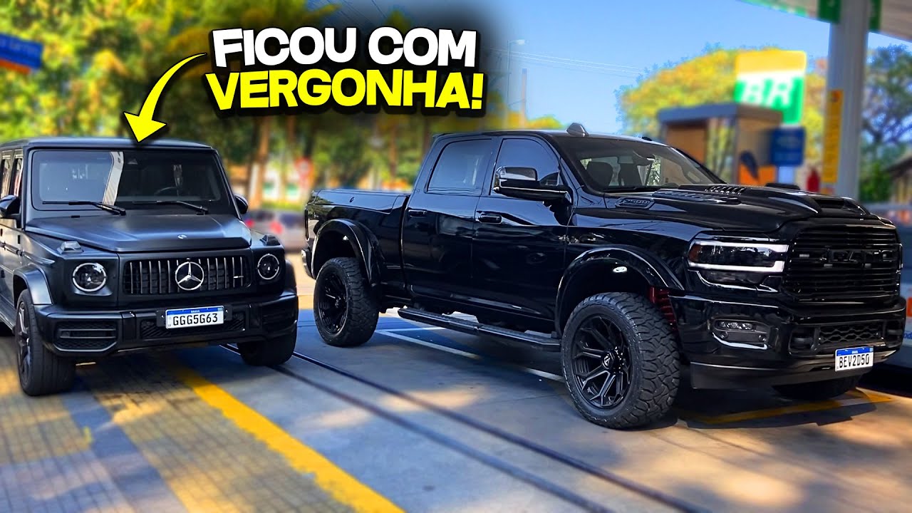 DODGE RAM HUMILHOU A G63 AMG V8 SEM NECESSIDADE!
