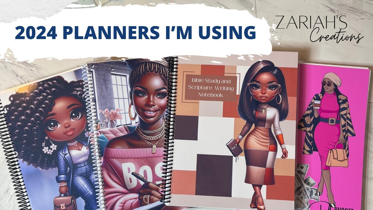 2024 Planners I’m using from Zariah’s Creations Shop