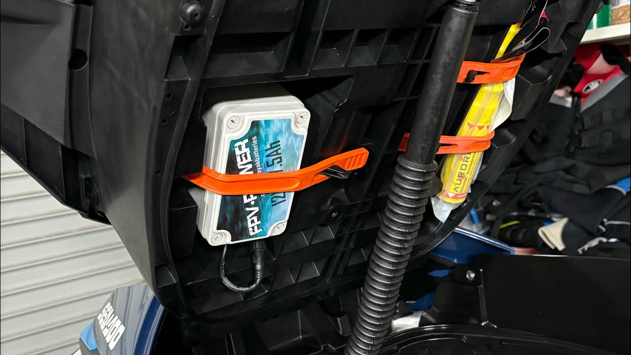 How to install a second Battery on a Seadoo Fish pro.