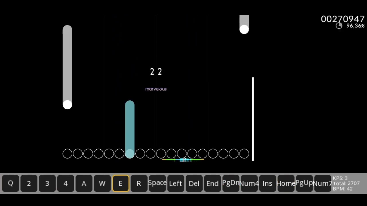 Osu!mania 18 keys - Nanawo Akari Discommunication alien 96.61% S (18K)