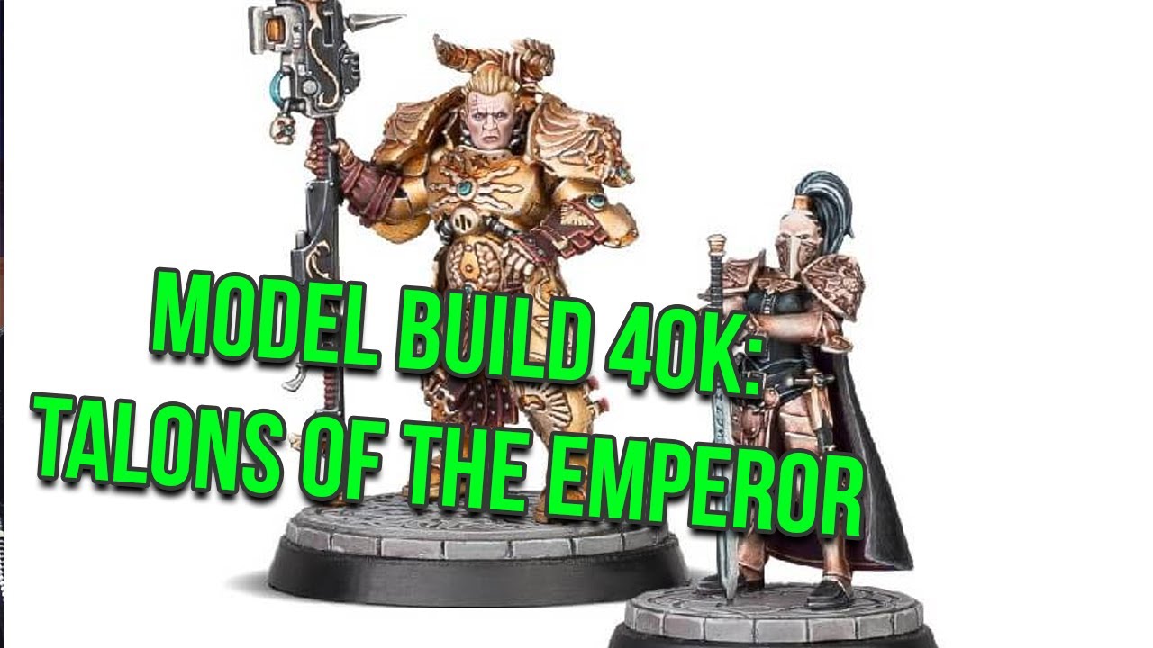 Сборка модели для Warhammer 40k: Когти Императора