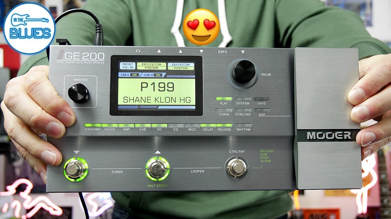 THE MOOER GE200 - Amp Simulation, Multi Effects, Import IR's and More!