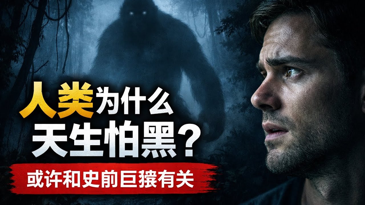 人类为什么天生怕黑？或许和史前巨猿有关#生物 #科普 #知识 #人类起源之谜 #animals #百科密码 #知识渊博#解说