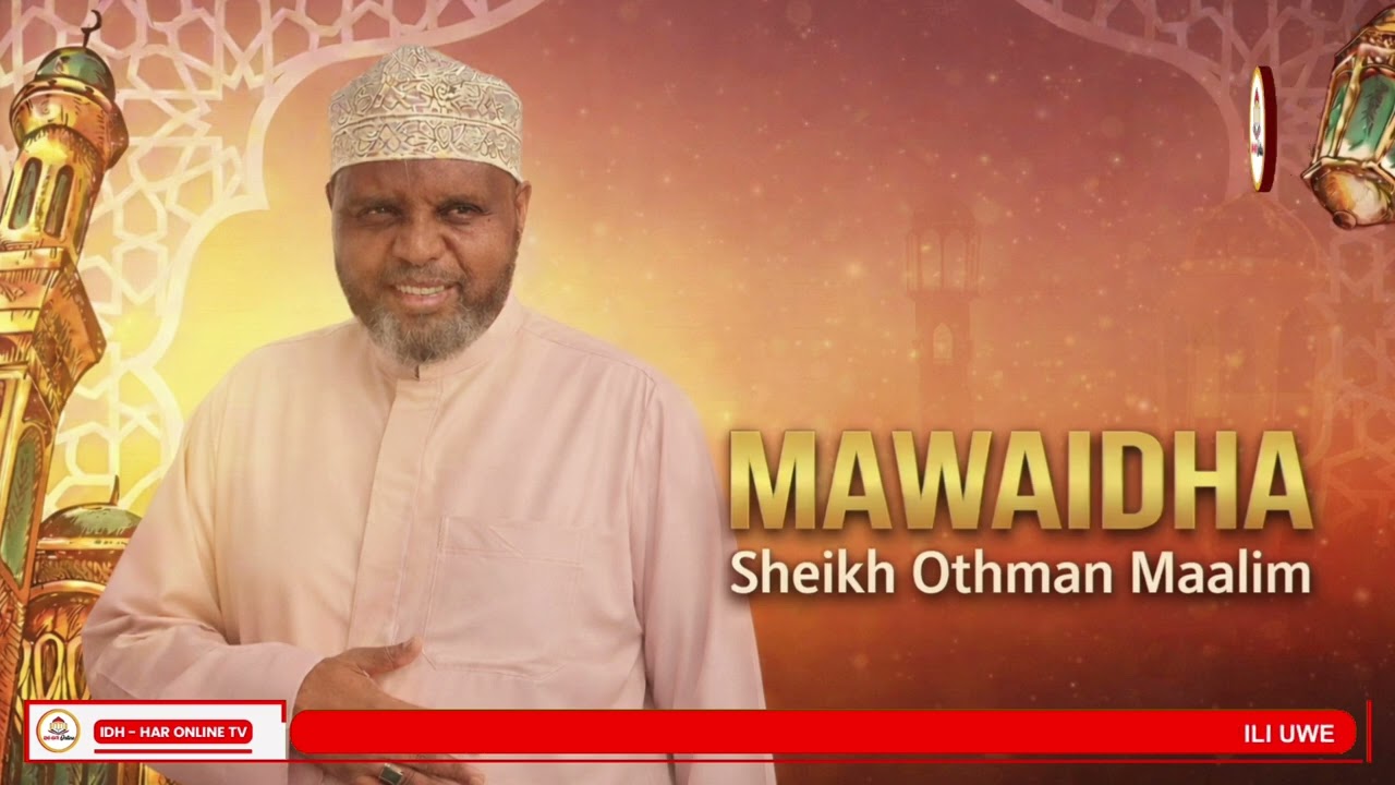 ALIYEAMRISHA IBADA YA FUNGA NI ALLAH //Sheikh Othman Maalim 