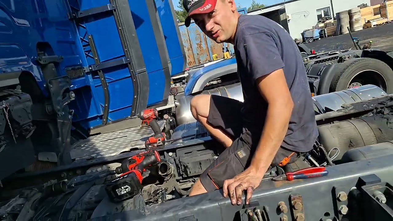 Jak wyjąć retarder Scania R4100 D
