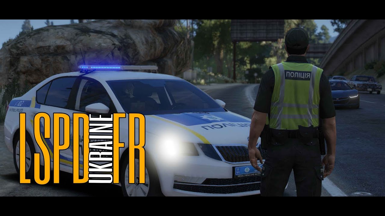 Патрулюємо місто Українській Патруль GTA 5 LSPDFR UKRAINE