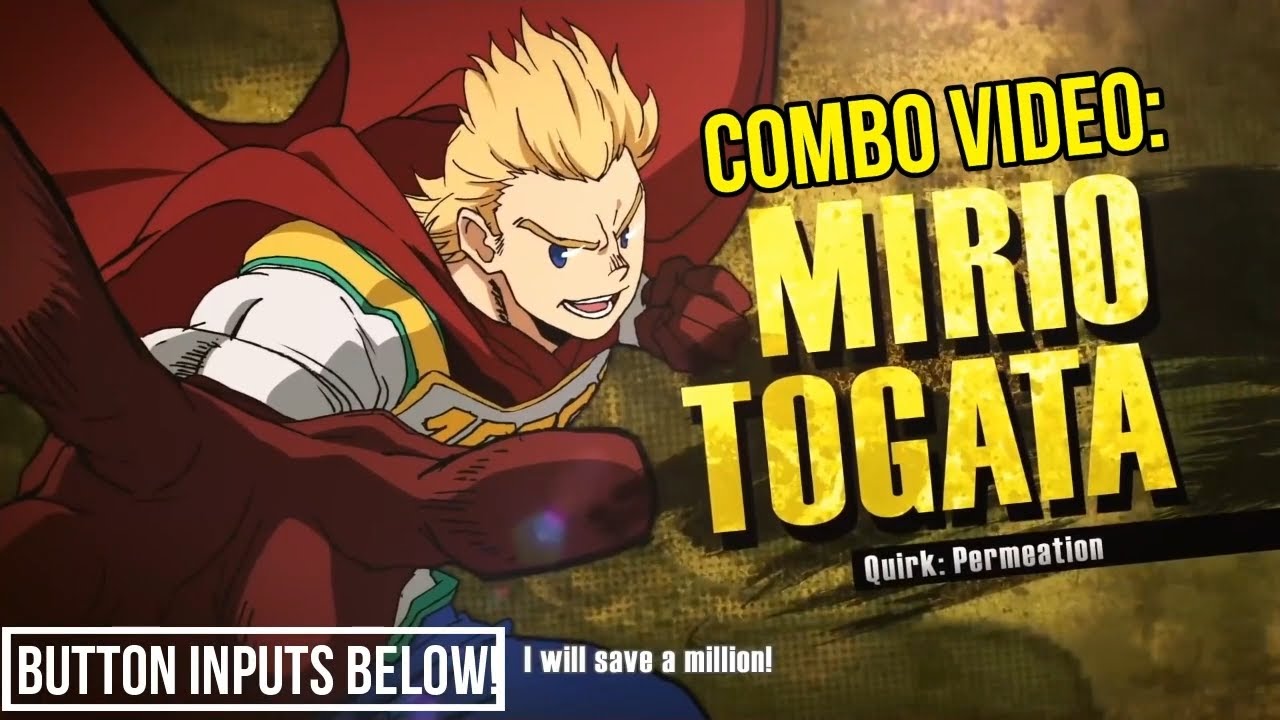 Mirio Togata Combo Video | My Hero One's Justice 2 Combos [Day 2]