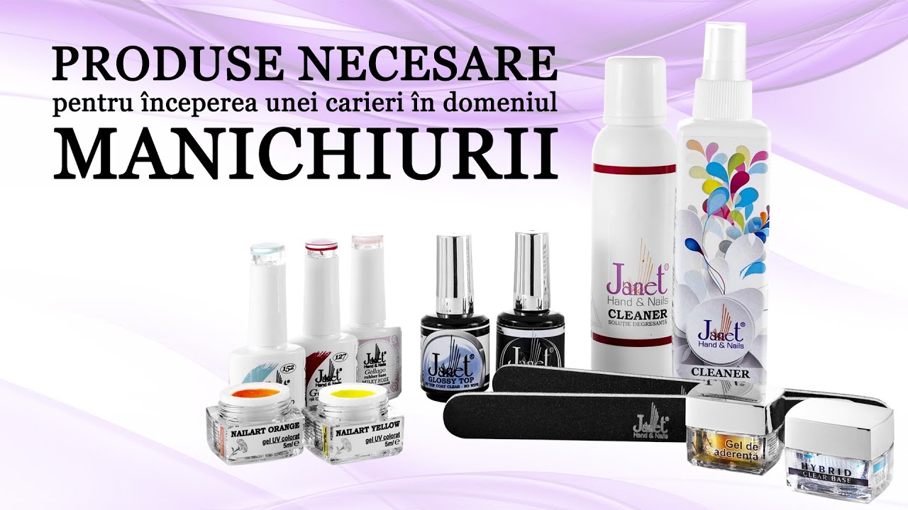 Produse necesare pentru începerea unei carieri în domeniul manichiurii