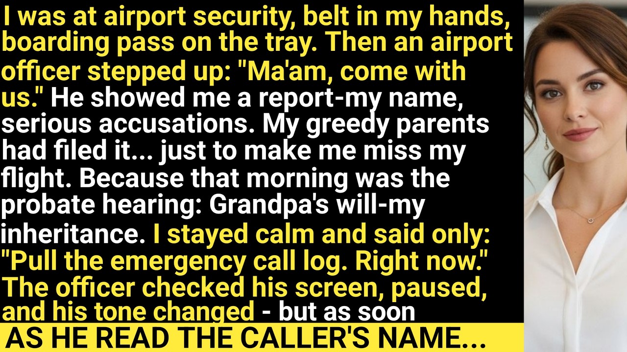 My Parents Betrayed My $2M Inheritance At Airport Security — Didn’t Know I Had The Will