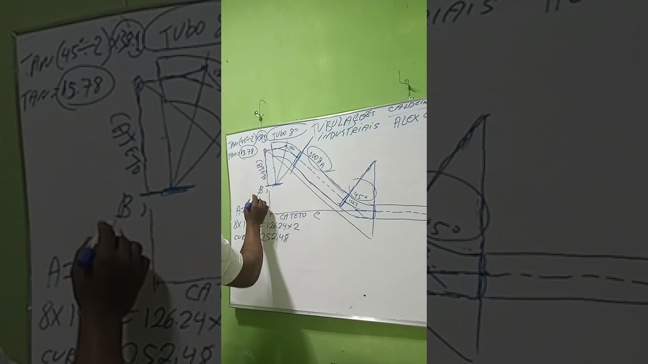 achando o deslocamento e a altura do s tubulações industriais
