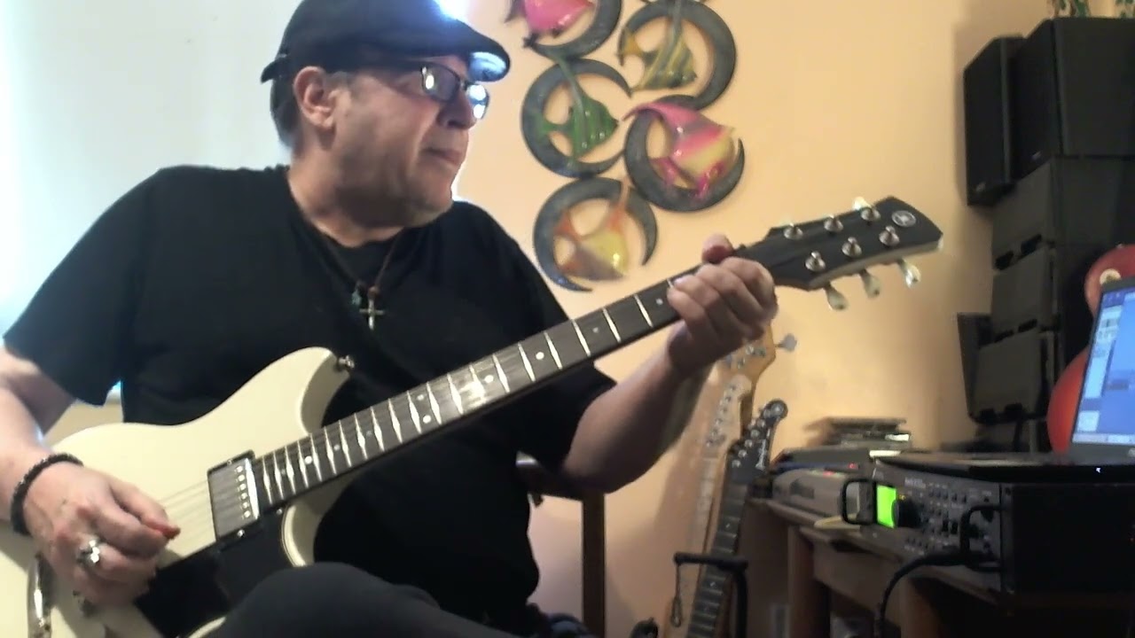 ACDC Style Rock Jam with Yamaha Revstar Element RSE20 Into TONEX One Marshall Plexi 1959