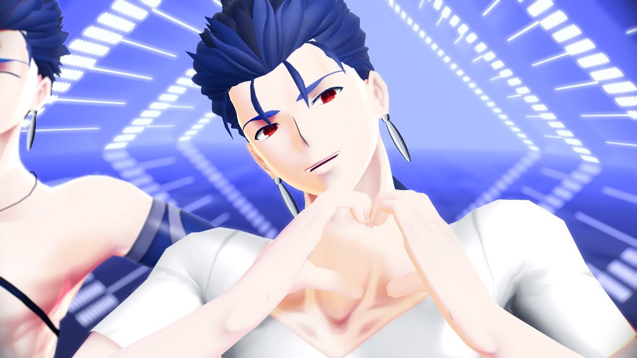 【Fate/MMD】美脚槍兵ランサー【美脚戦隊スレンダー】[Lancer]【FGO】