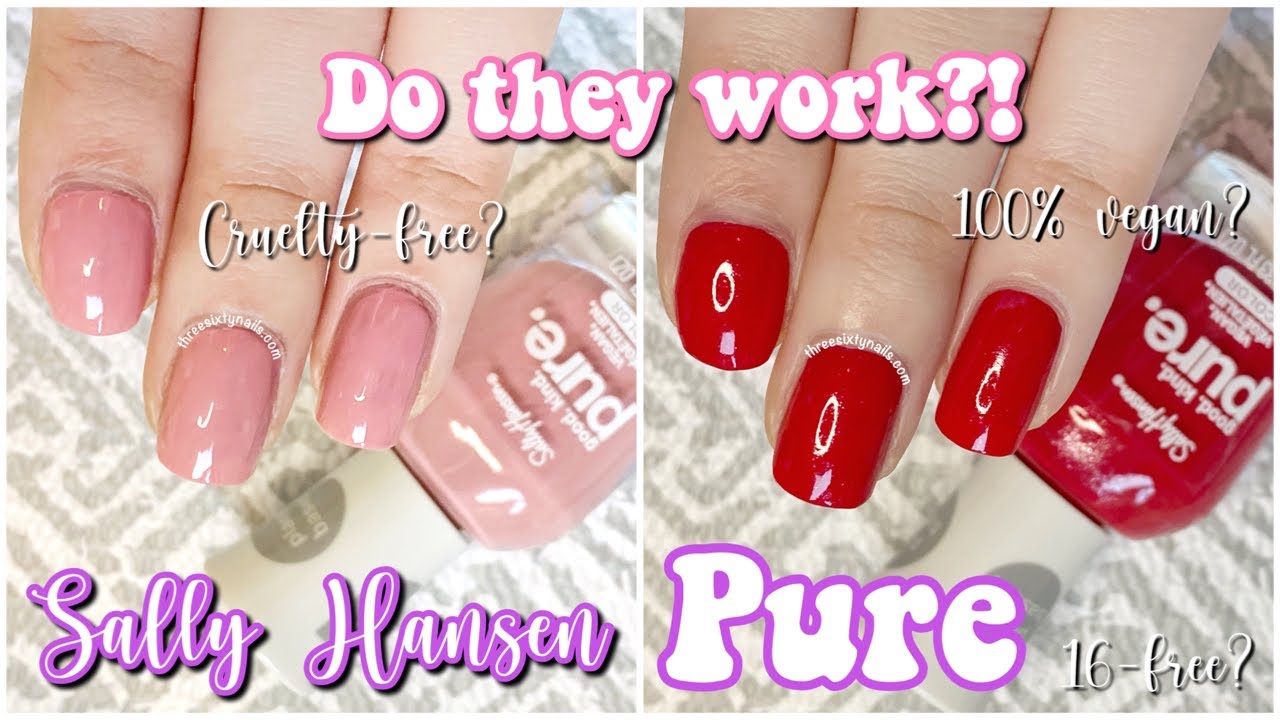 Do the NEW Sally Hansen Good. Kind. Pure. Polishes Really Work?!