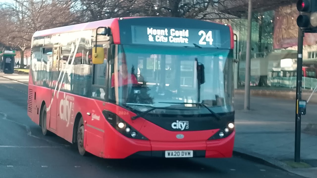 ***Wrong bus in Pic I know*** Plymouth Citybus 2021, WA20DVJ, 20 to Plymouth.
