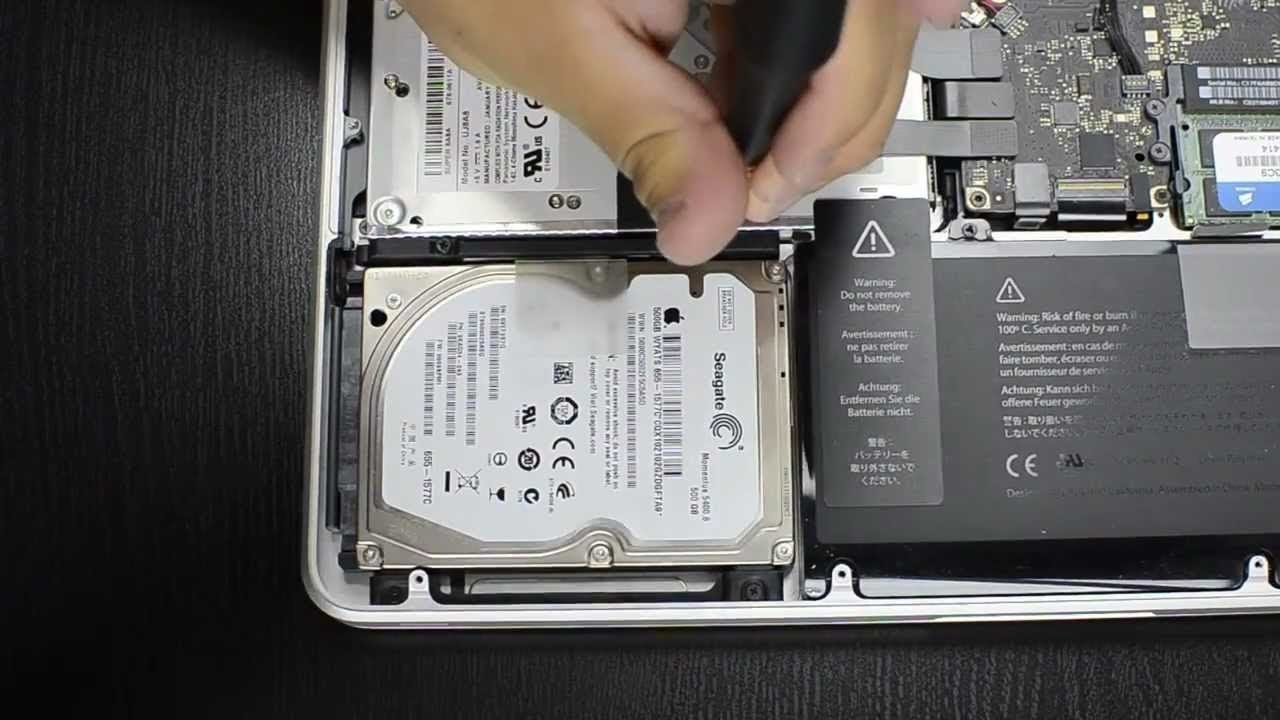 تفيير هاردسك ماك موديل 2012 الى ssd
