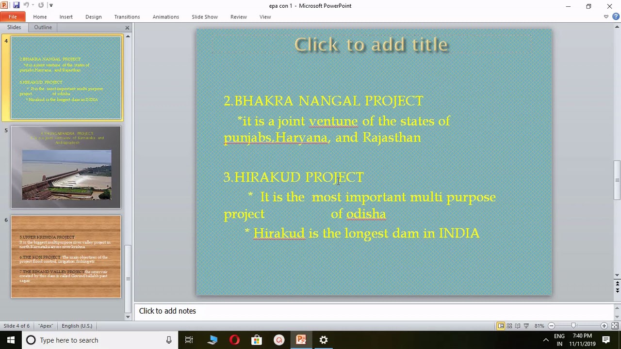 MULTIPURPOSE RIVER VALLEY PROJECTS