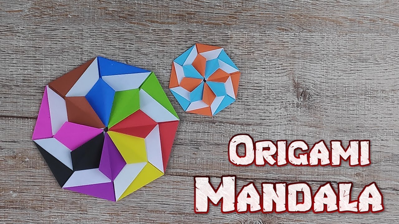 Origami Mandala Star | How To Make A Flower Mandala Tutorial | DIY Paper Flower Hobby (interest)