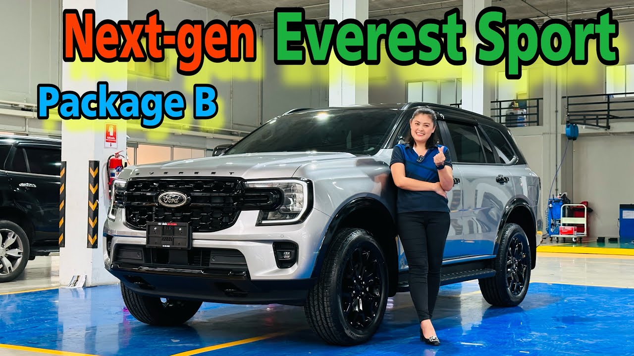 Next-gen Everest Sport +Package B สีบรอนซ์เงิน ตัดด้วยสีดำ สวย เท่ส์ ลงตัวสุดๆ