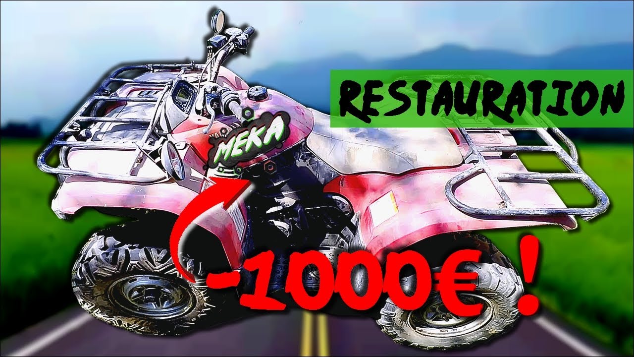 RESTAURATION YAMAHA GRIZZLY 450 - DEMARRAGE DU QUAD  [EPISODE 1]