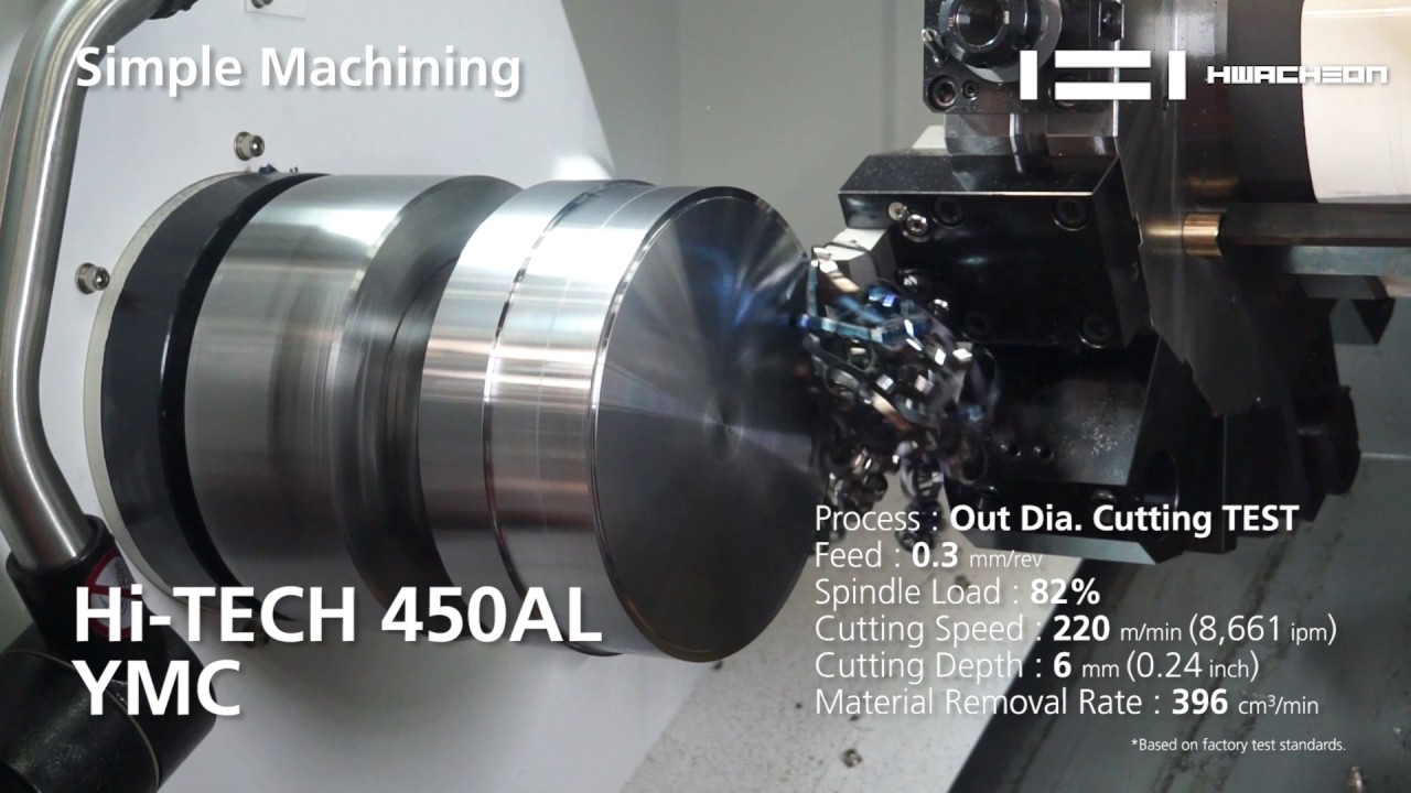 Hi-TECH 450BL | Hard Turning | CNC Lathe | Turning Center | Machine Working