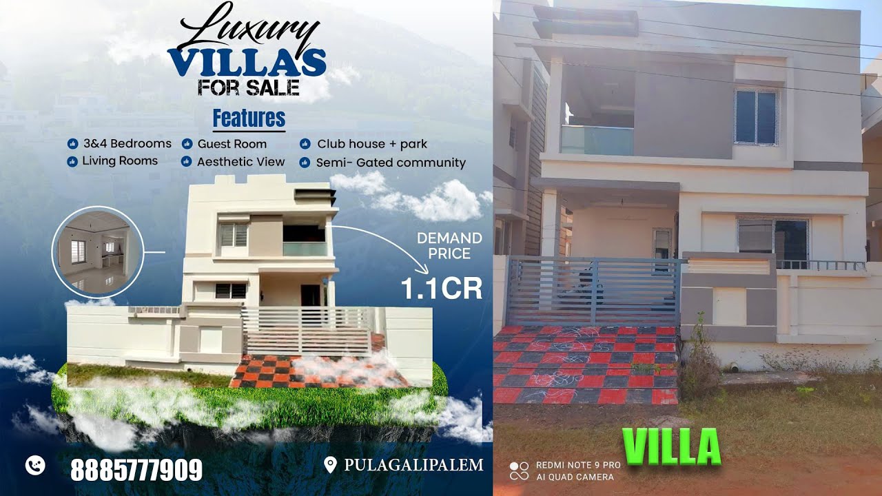 3BHK Villas for sale in Vizag | Luxury Villa in Visakhapatnam | Vizag Real Estate