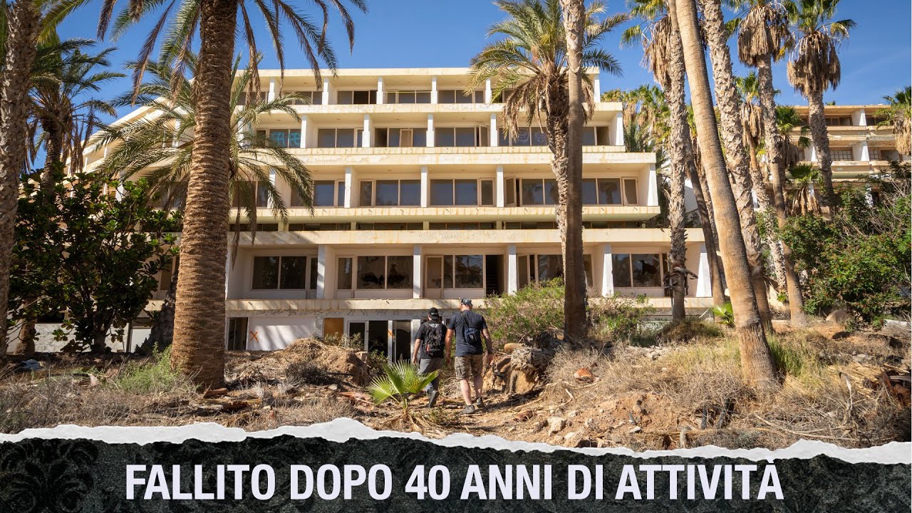 OSPITAVA 5000 PERSONE AL GIORNO, ENORME HOTEL MILIONARIO ABBANDONATO ALLE CANARIE!