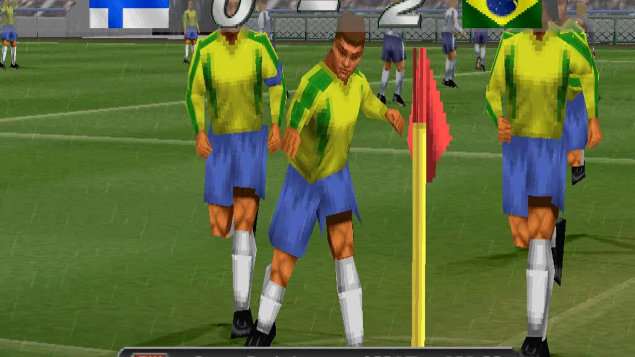 PS1 - Pro Evolution Soccer 2 - GamePlay [4K]