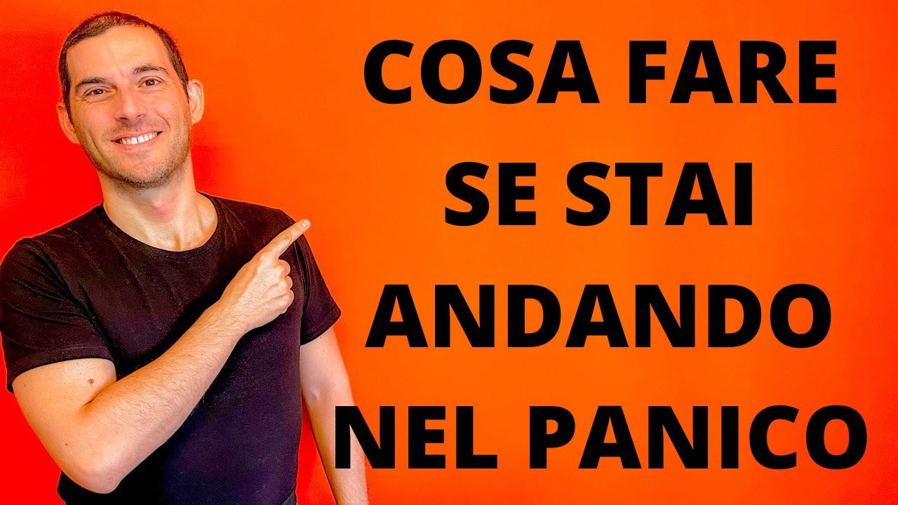 Cosa fare se stai andando in panico e in ansia