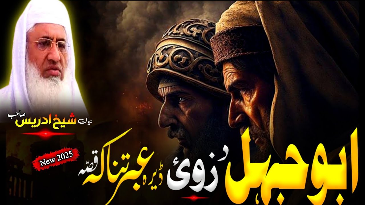 Pashto Bayan/Molana sheikh idrees Seb bayan/ابو جہل د زوی قصہ 