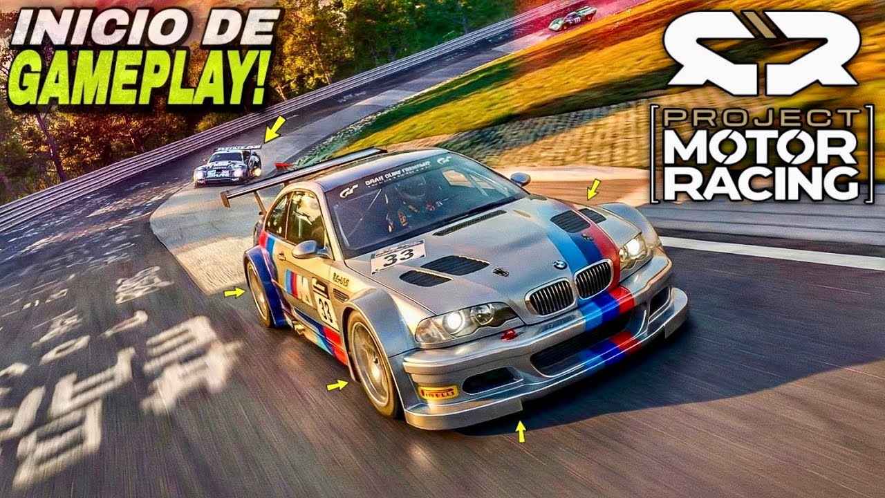 O MELHOR JOGO DE CORRIDA DE 2025? GAMEPLAY COMPLETA DO PROJECT MOTOR RACING!