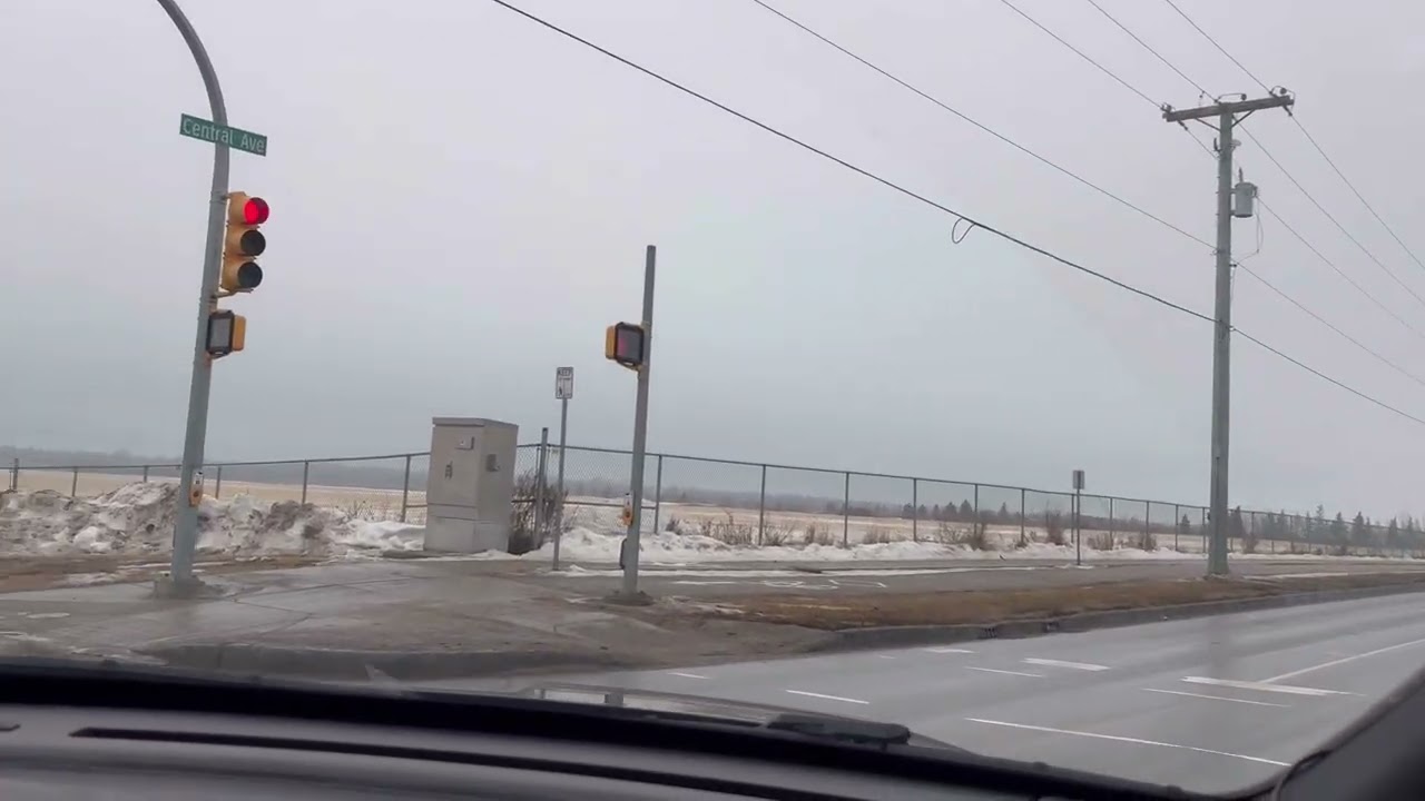 Driving from Spruce Drive to Beef Research Road 